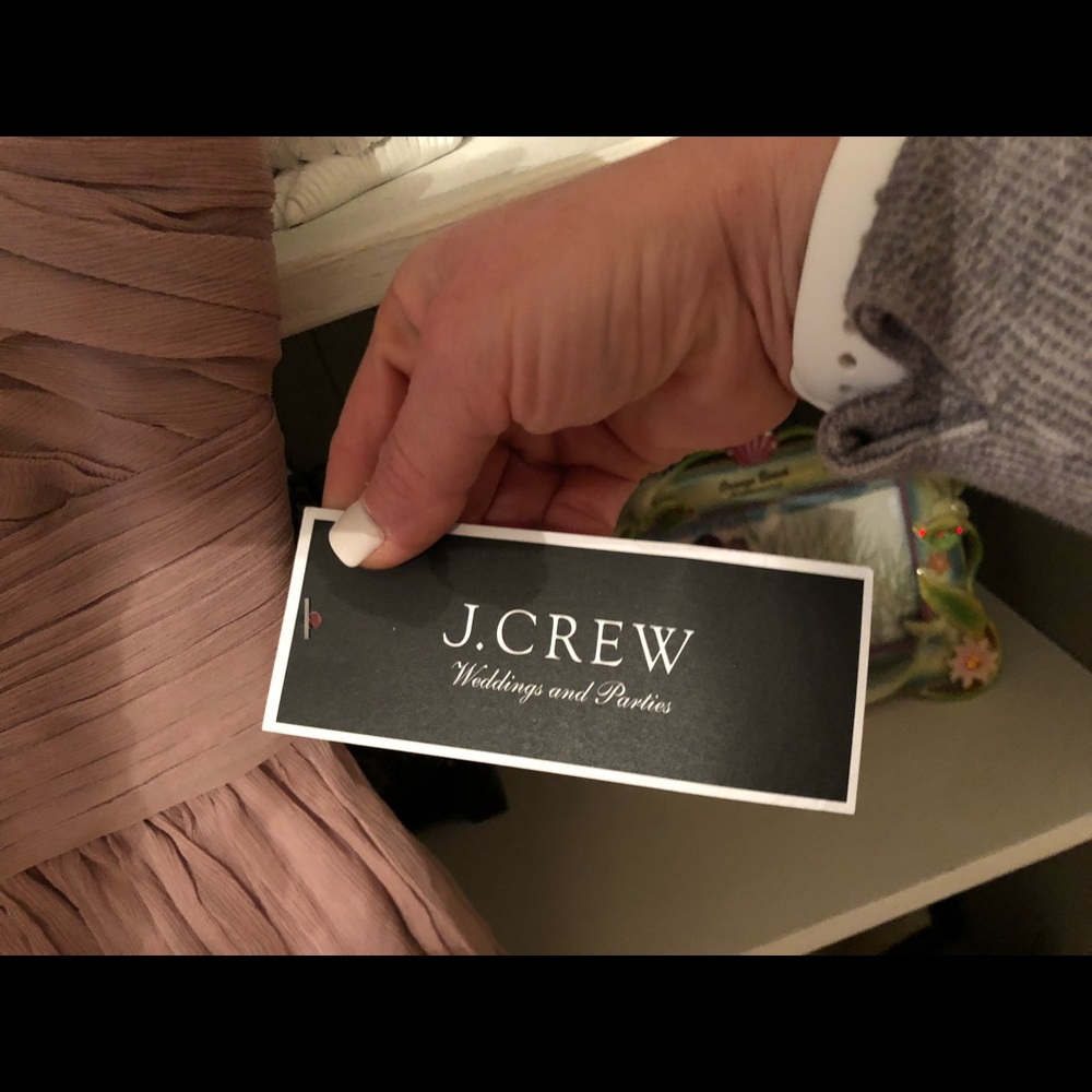 J. Crew Chiffon dress. Strapless.